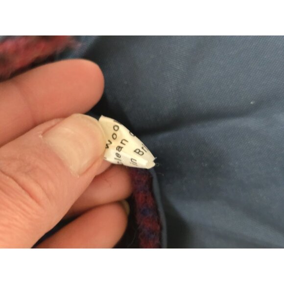 Tweedmill‎ Blue Plaid 100% Wool Waterproof Back Picnic Blanket w Carrying Bag - Picture 5 of 6